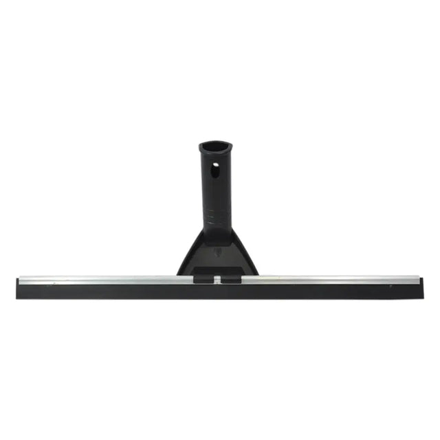 Black squeegee on a white background