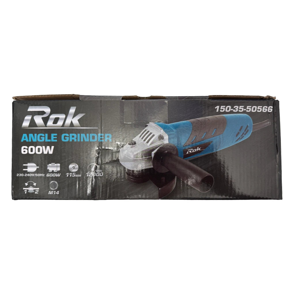 ROK 600W Angle Grinder 115mm 150-35-50566