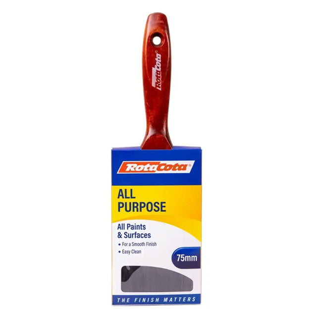 Rota-Tata all-purpose paint brush with packaging on a white background