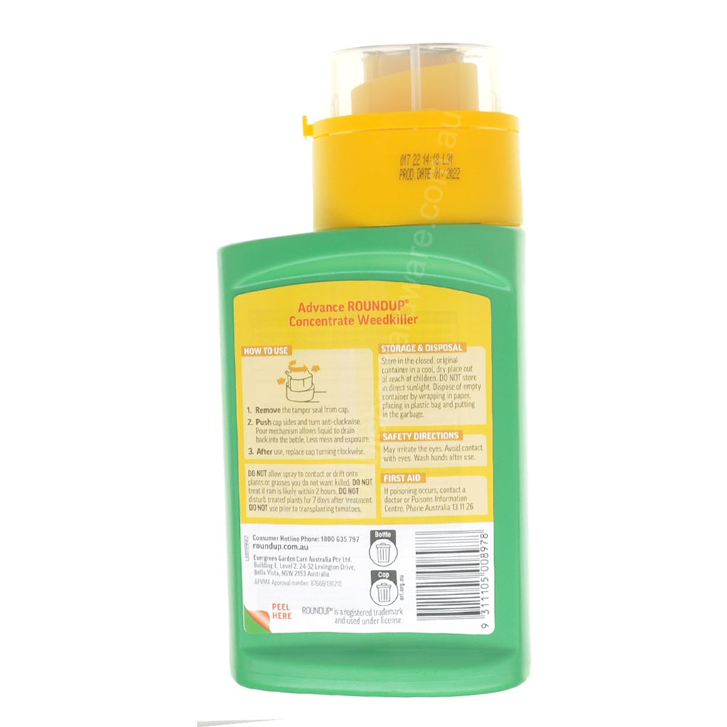 Roundup Advanced Liquid Concentrate Weedkiller 280ml