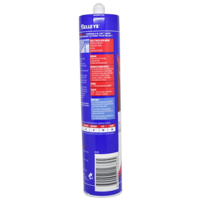 Celey's silicone sealant cartridge on a white background
