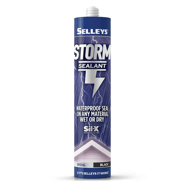 Selleys Storm Sealant tube on a white background