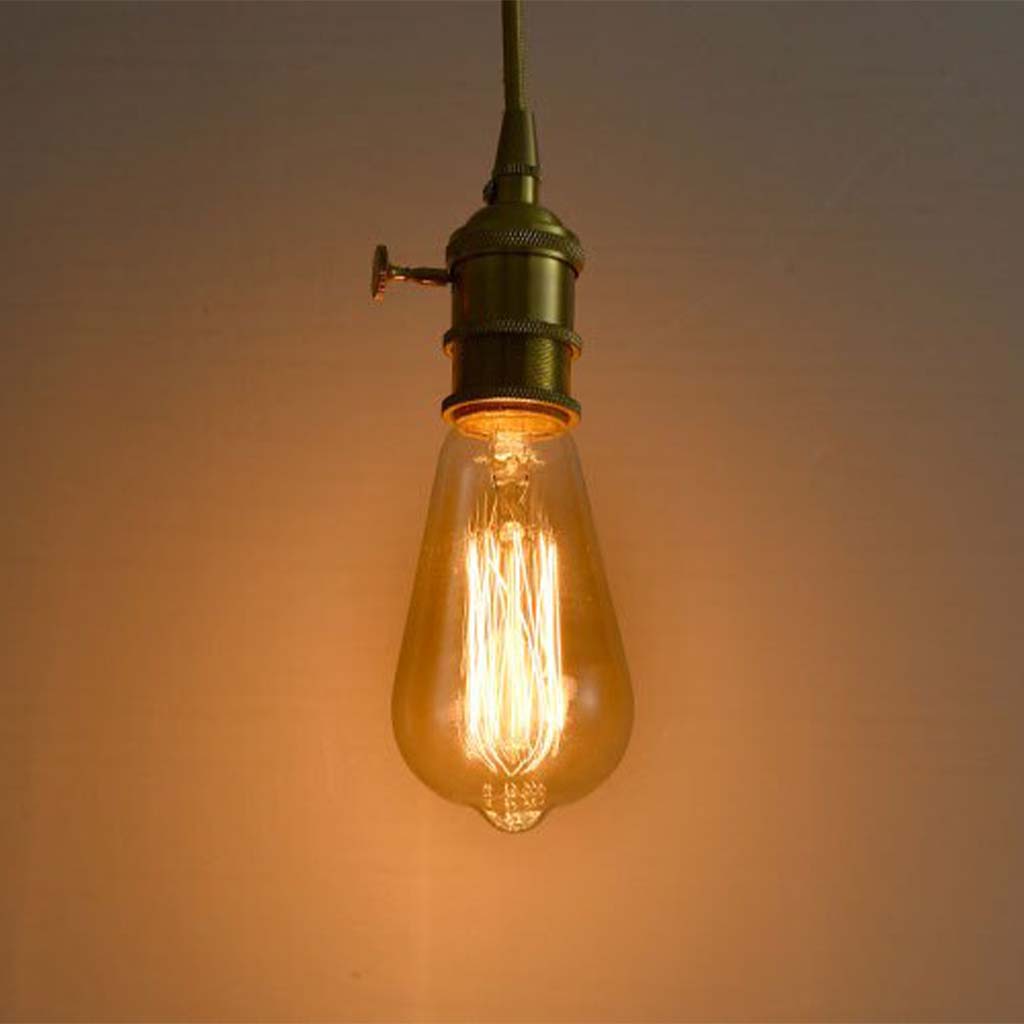 ST64 Filament Vintage Light Bulb E27 240V 25W W/W