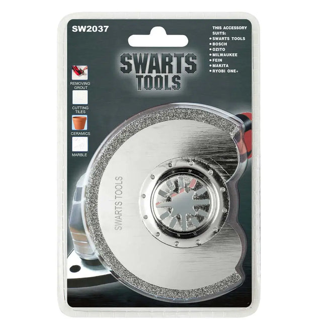 Swarts Tools Diamond Half Moon Flush Cutting Multi Tool Blade SW2037