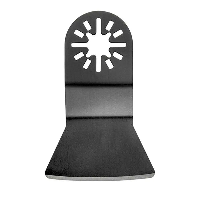 A black metal mounting bracket with a circular starburst cutout pattern on its upper section, shown against a plain white background.