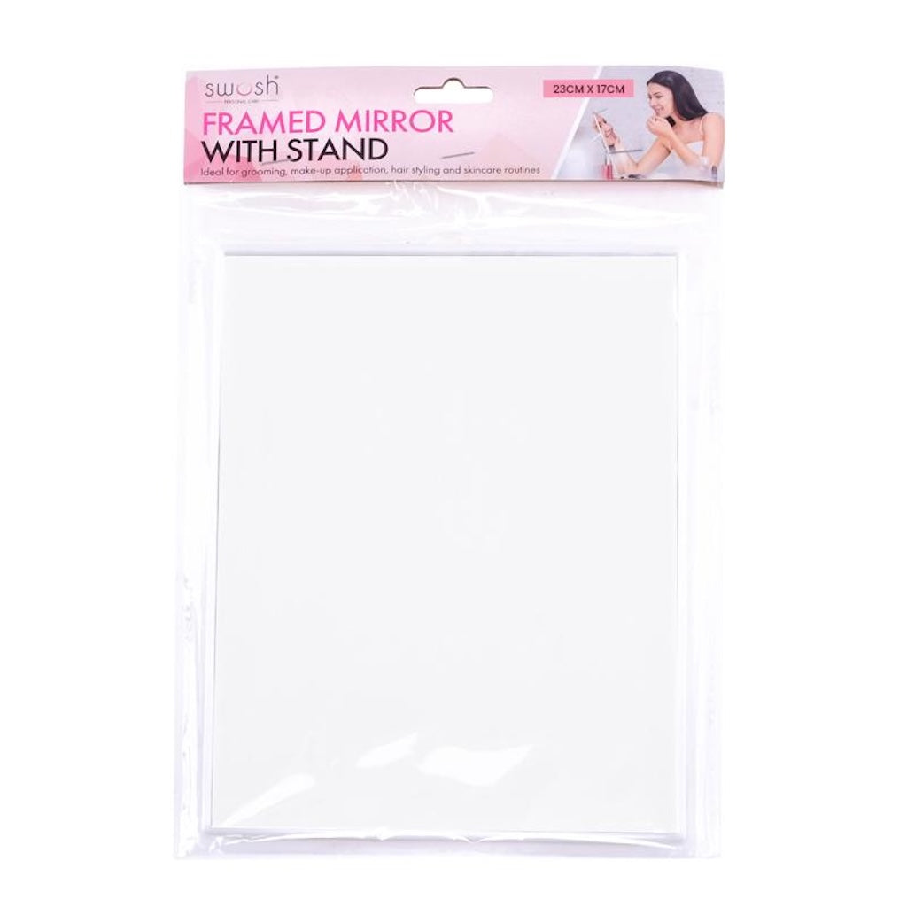 SWOSH Framed Mirror with Stand 23X17cm 186358