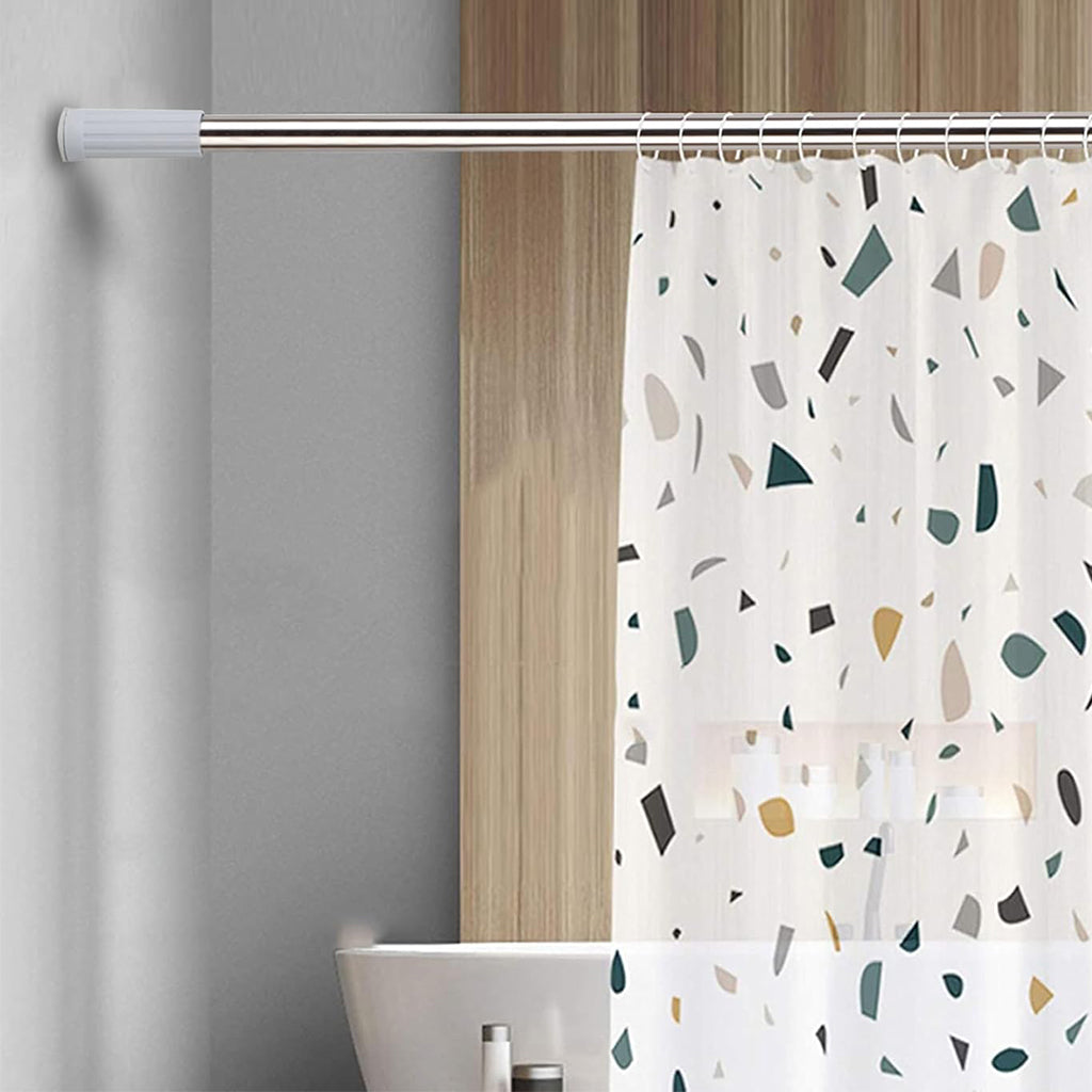 Shower Curtain Rod Spring Extendable 110-200cm