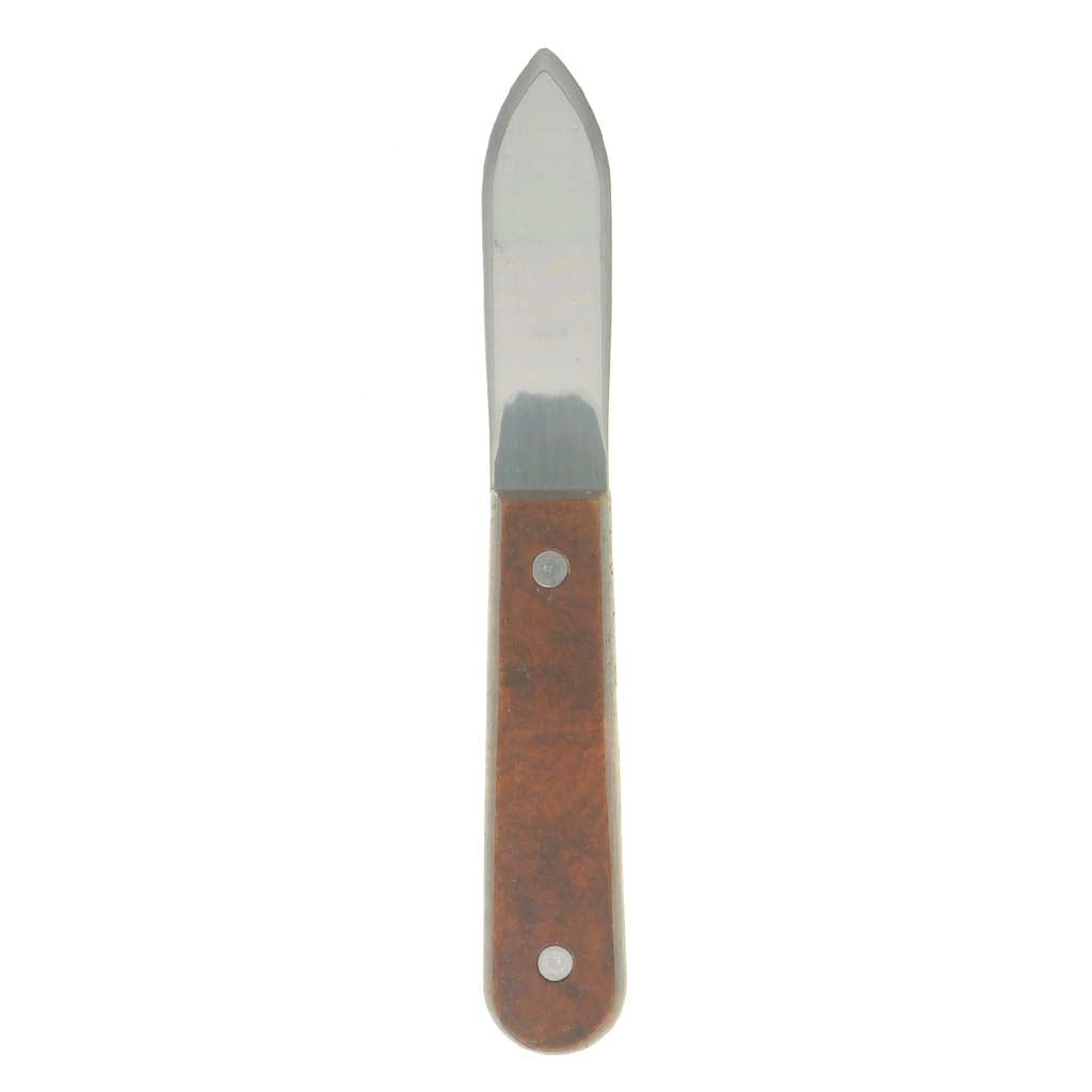 Stainless Steel 430 Oyster Shucker With Wooden Handle 2.5X17cm
