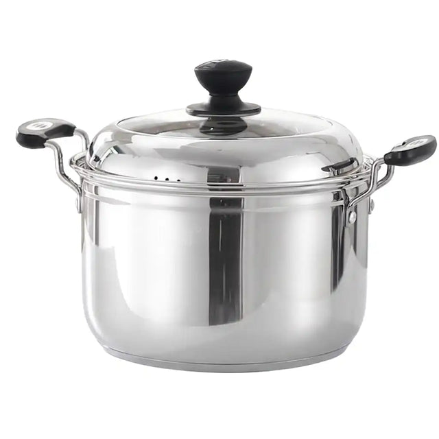 Stainless Steel Steamer Stock Pot 24cm