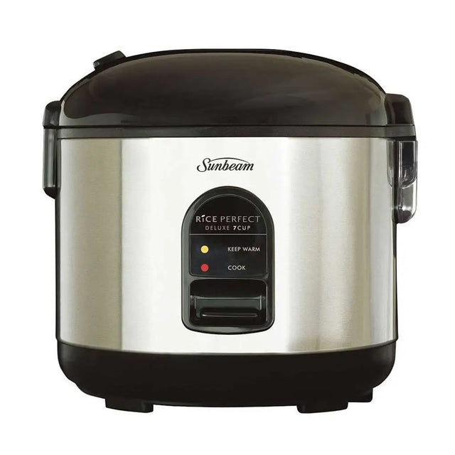 Sunbeam rice cooker on a white background