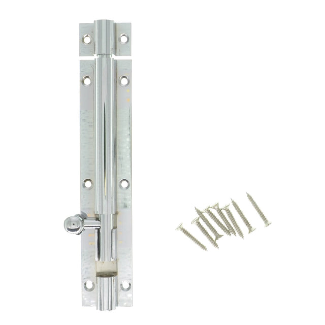 Superior Brass Barrel Bolts Polished Chrome 150x33mm 34269