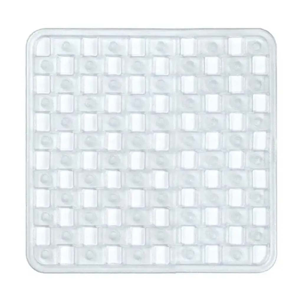 Supertex Clear PVC Shower Mat With Suction Pads 500x510mm GTCLRPVCSM