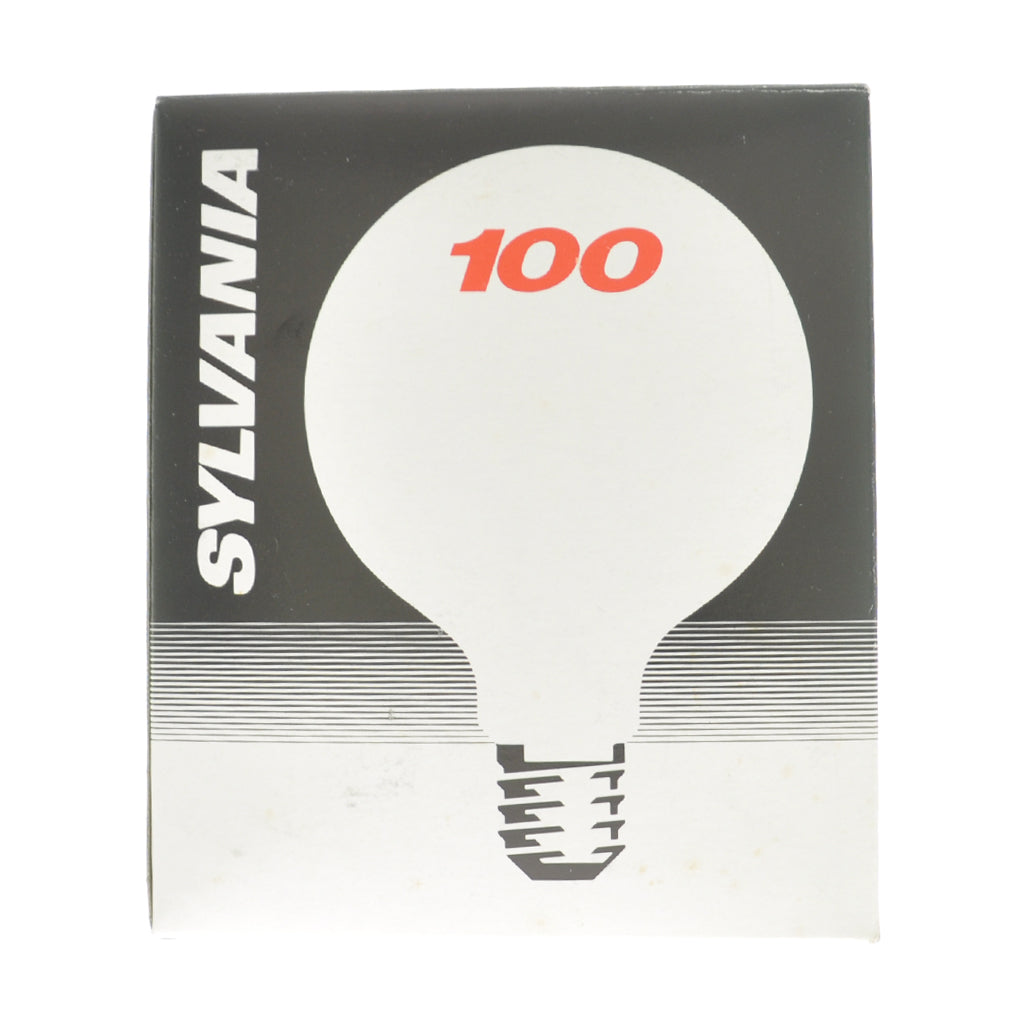 Sylvania G125 Spherical Incandescent Light Bulb E27 240V 100W Opal