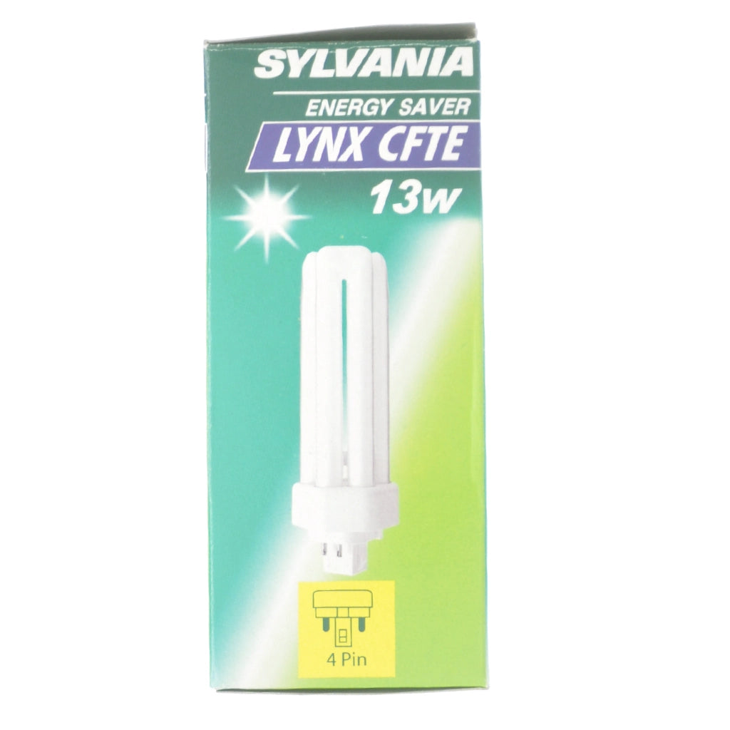 Sylvania LYNX CFTE Compact Fluorescent Light Bulb GX24q-1 13W/840