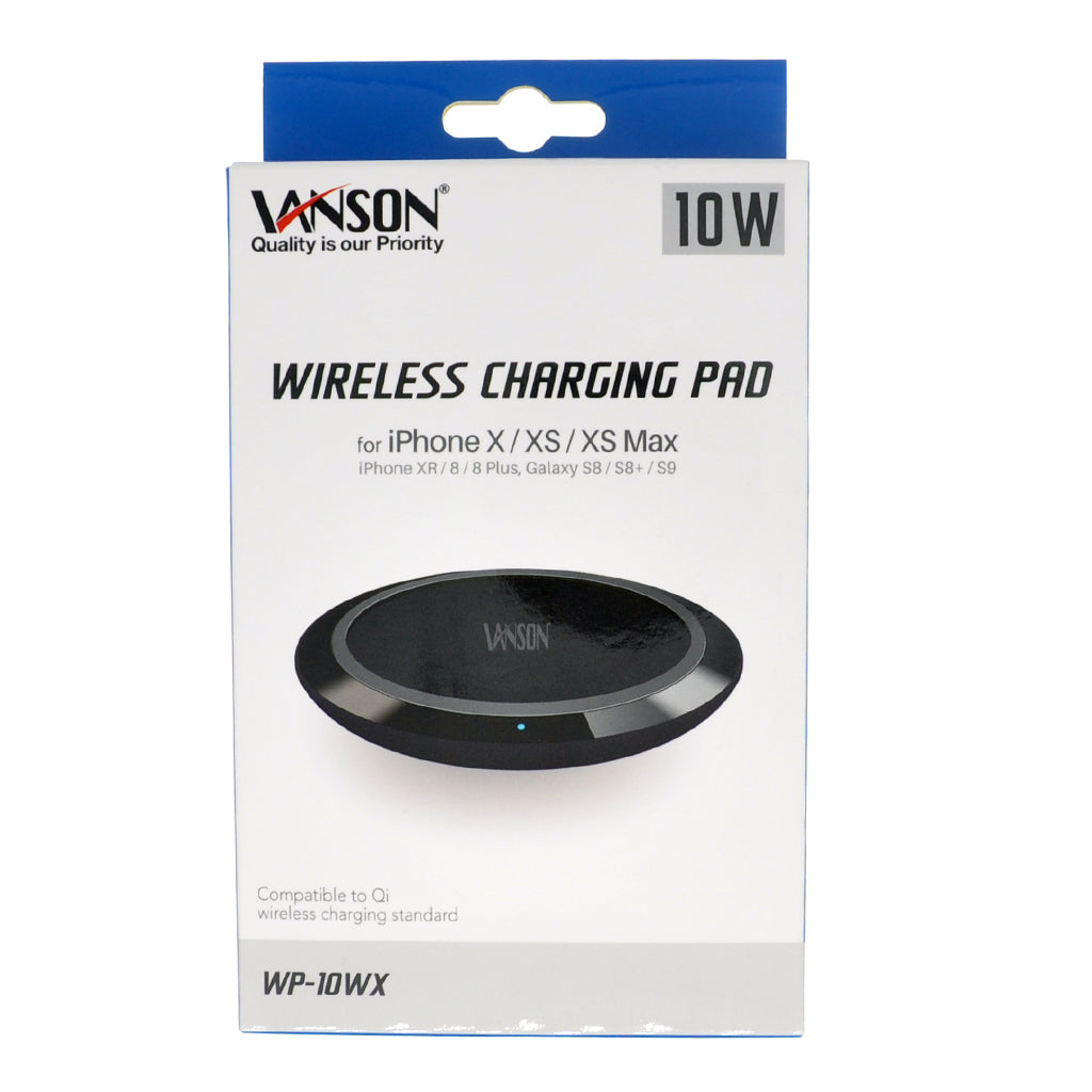VANSON Qi Wireless Charging Pad 10W WP-10WX
