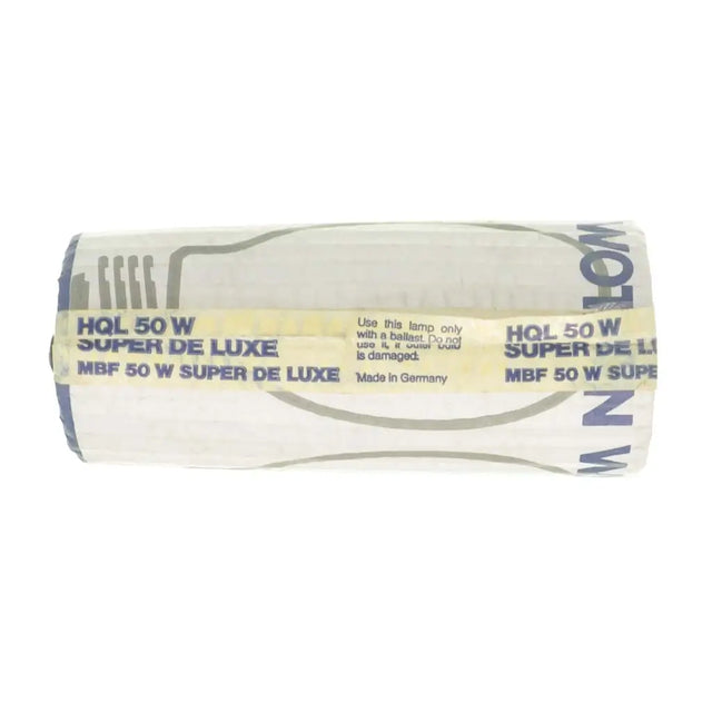 Light bulb packaging with 'Super De Luxe' branding on a white background