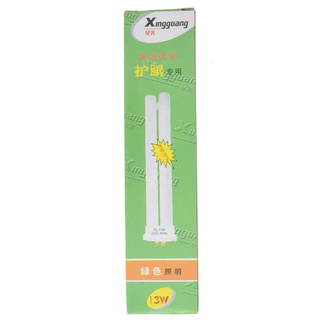 Light bulb packaging with brand logo on a white background