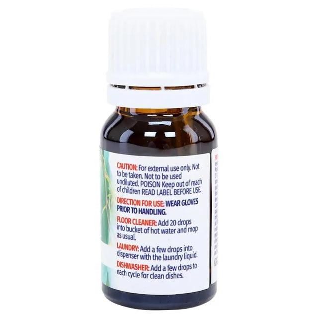 Bottle with label on a white background
