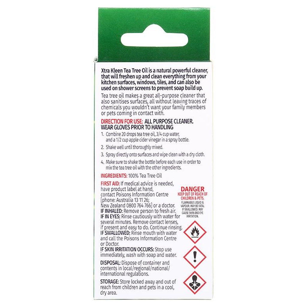 Xtra Kleen Concentrate Tea Tree Oil Multipurpose Cleaner 10ml 286546