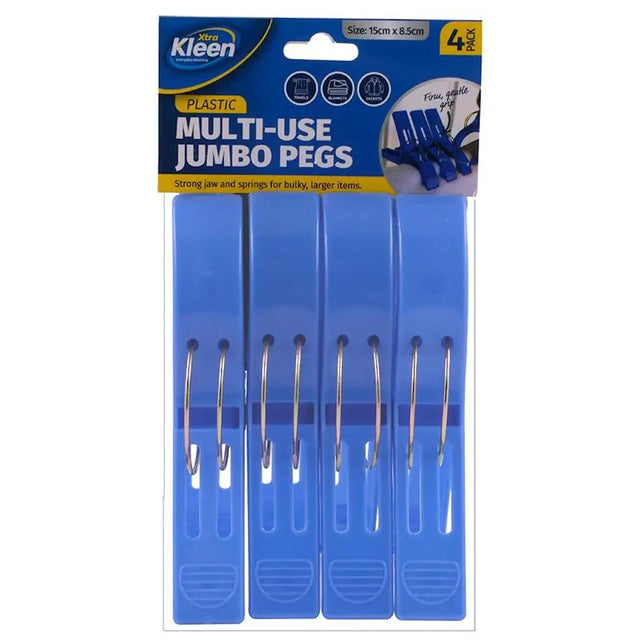 Pack of Multi-Use Jumbo Pegs with blue packaging and visible brand name.