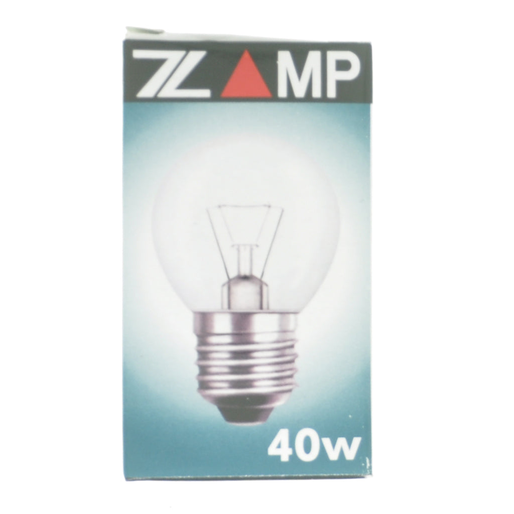 Zamp Fancy Round Incandescent Light Bulb E27 240V 40W Clear