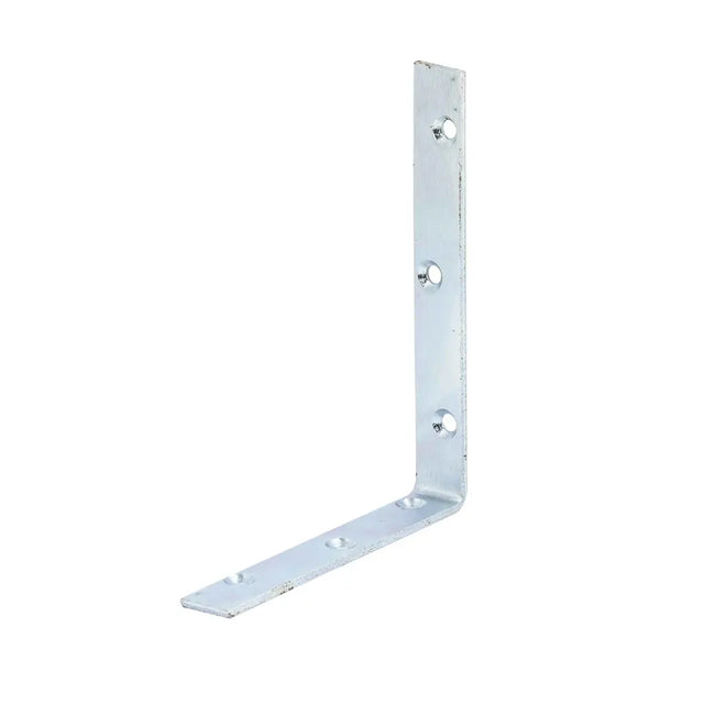 Metal corner bracket on a white background