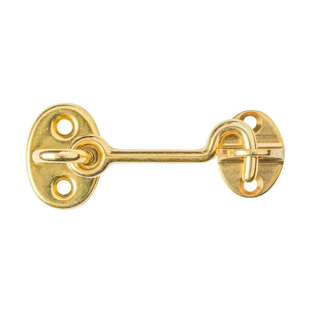 Zenith Cabin Hook 75mm Polished Brass WCA1075