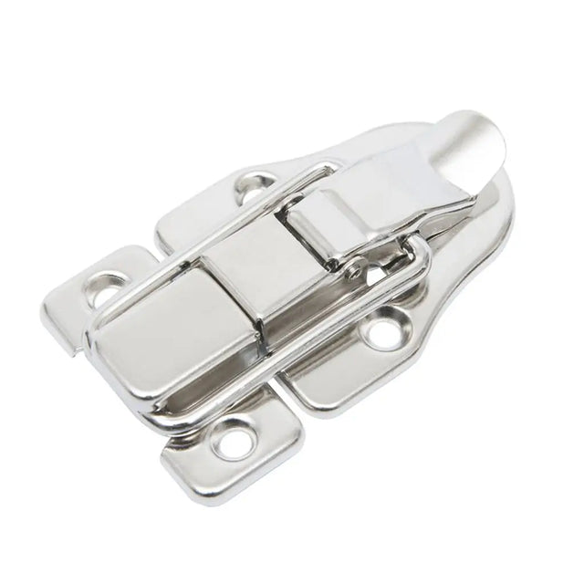 Metal clasp on a white background