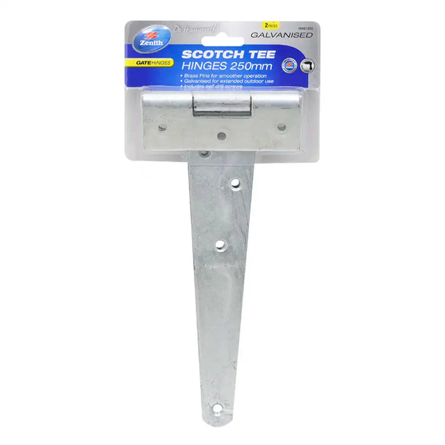 Zentih Scotch Tee Hinges 250mm on a white background