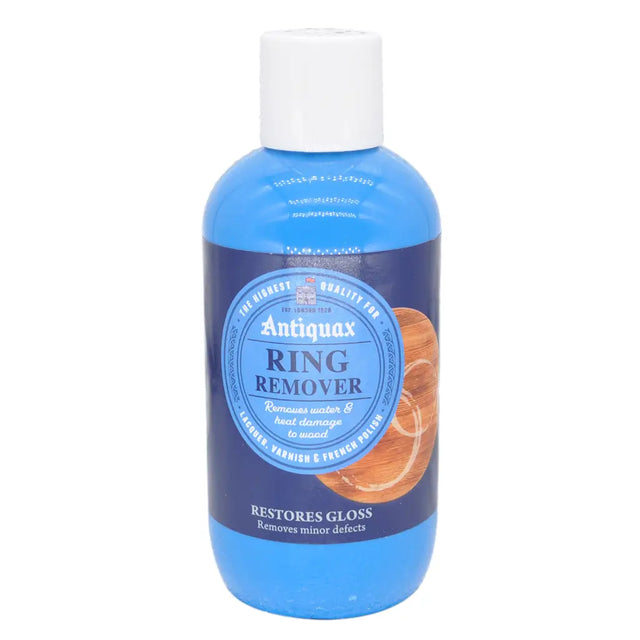 Bottle of Antiquax Ring Remover on a white background