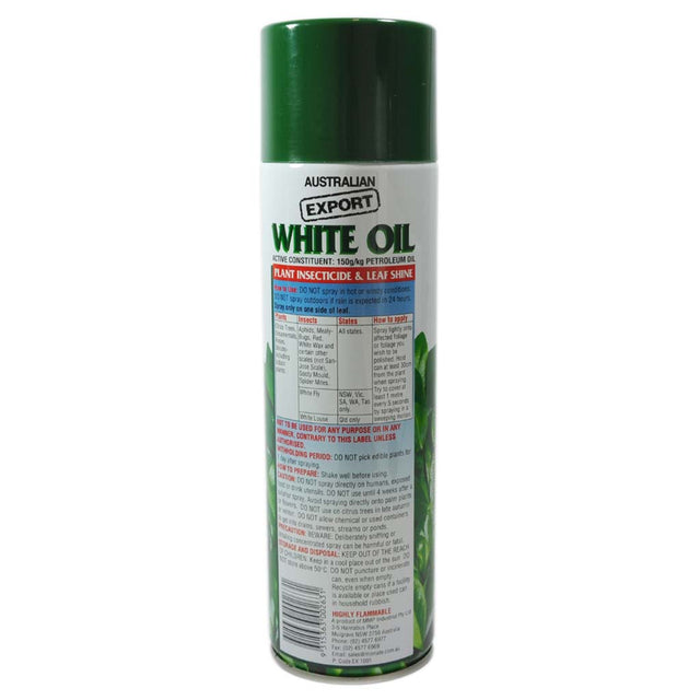 Australian Export White Oil Aero Leaf Shine 400g