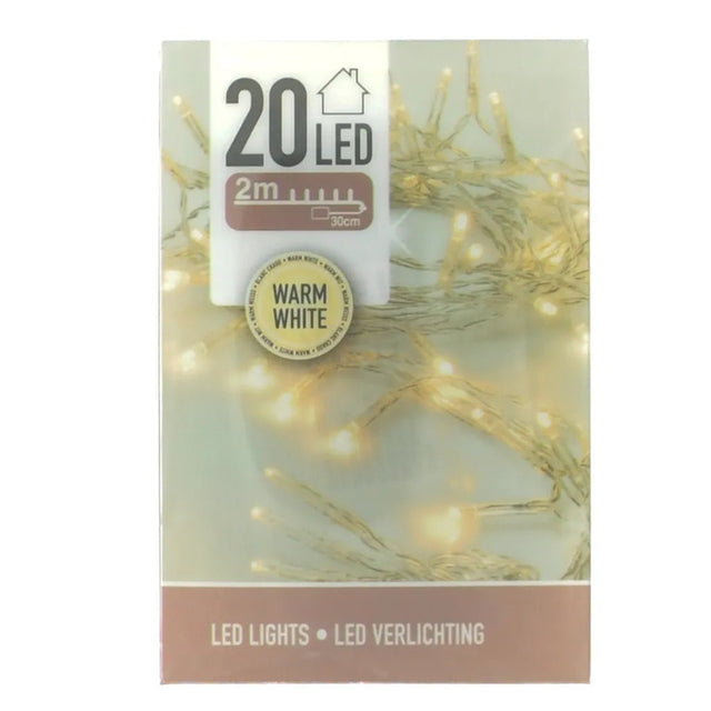 Battery Fairy Lights Warm White 20LED