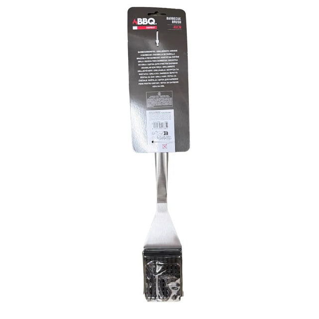 BBQ Stainless Steel Grill Brush and Scraper 46cm