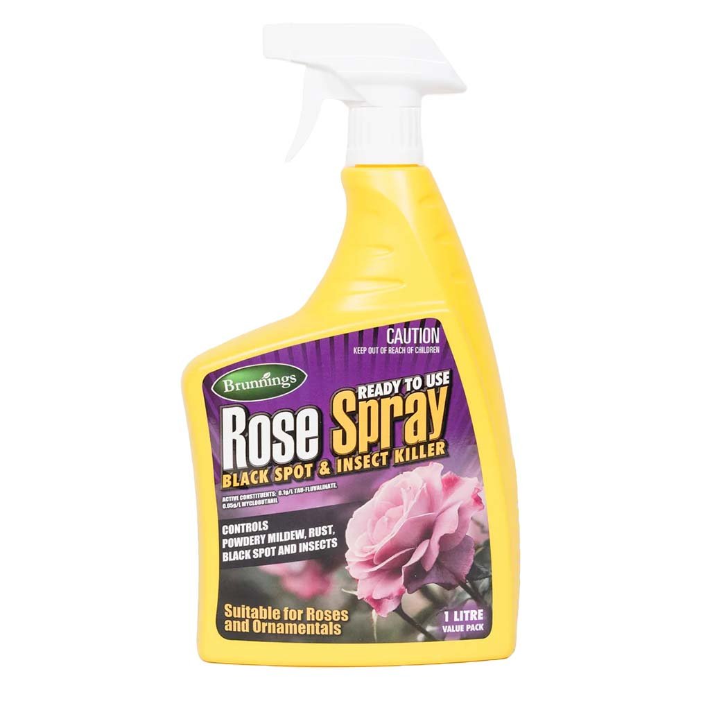 Brunnings Rose Spray Black Spot & Insect Killer 1L
