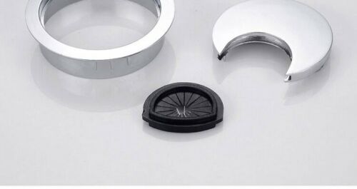 Table Desk Wire Cord Cable Grommets Hole Cover Protection Zinc Alloy