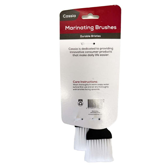 Cassia Bristles Marinating Brushes 2Pcs KT - 080