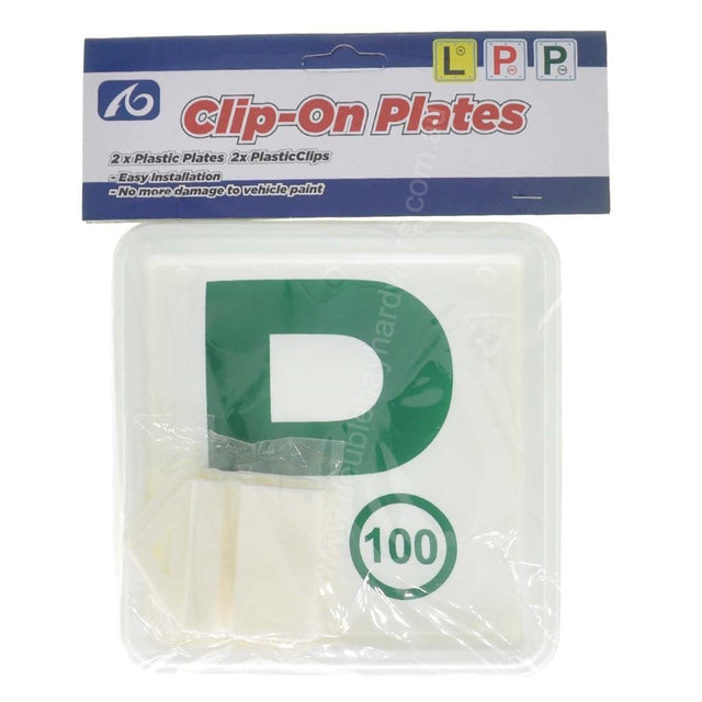Clip - On Plates Green P NSW 7136