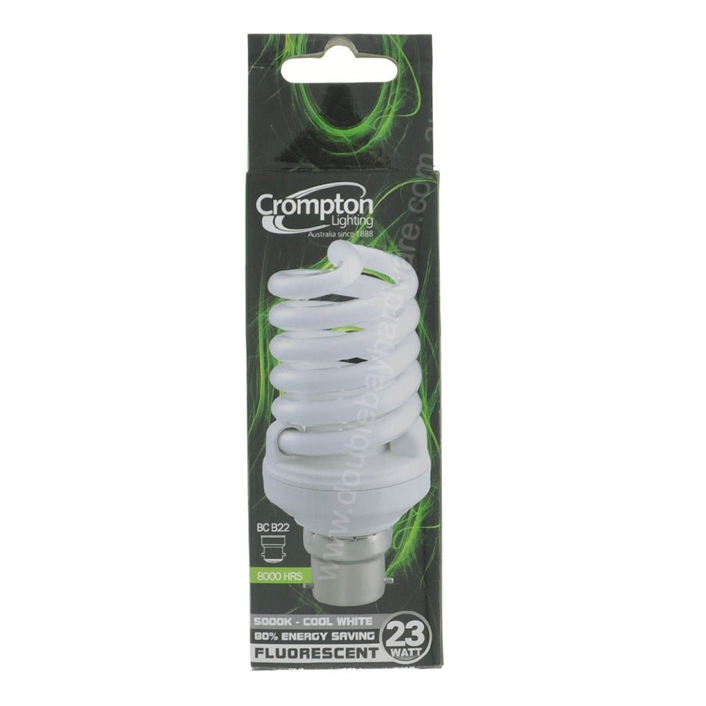 Crompton Energy Saving Light Bulb B22 240V 23W C/W 26131