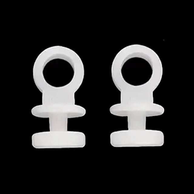 Curtain Pulley Glider For Curtain Track Plastic White 10Pcs
