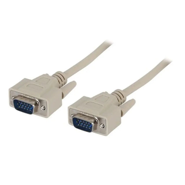 Two VGA connectors on a white background