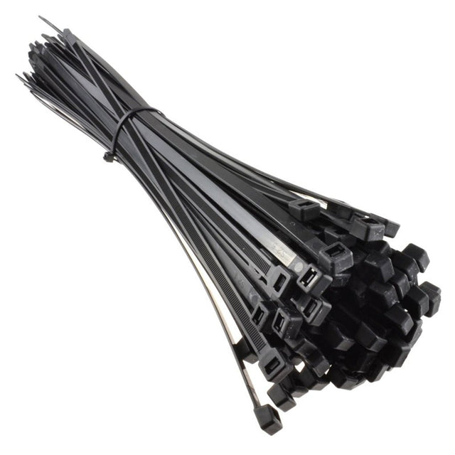 Detroit Cable Ties 450x7.6mm Black 100Pk 115CT03