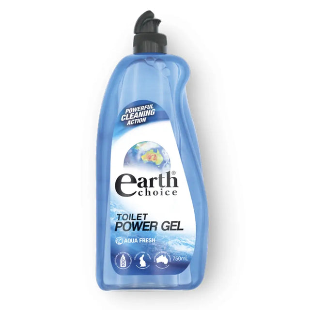 Earth Choice Toilet Power Gel bottle on a white background