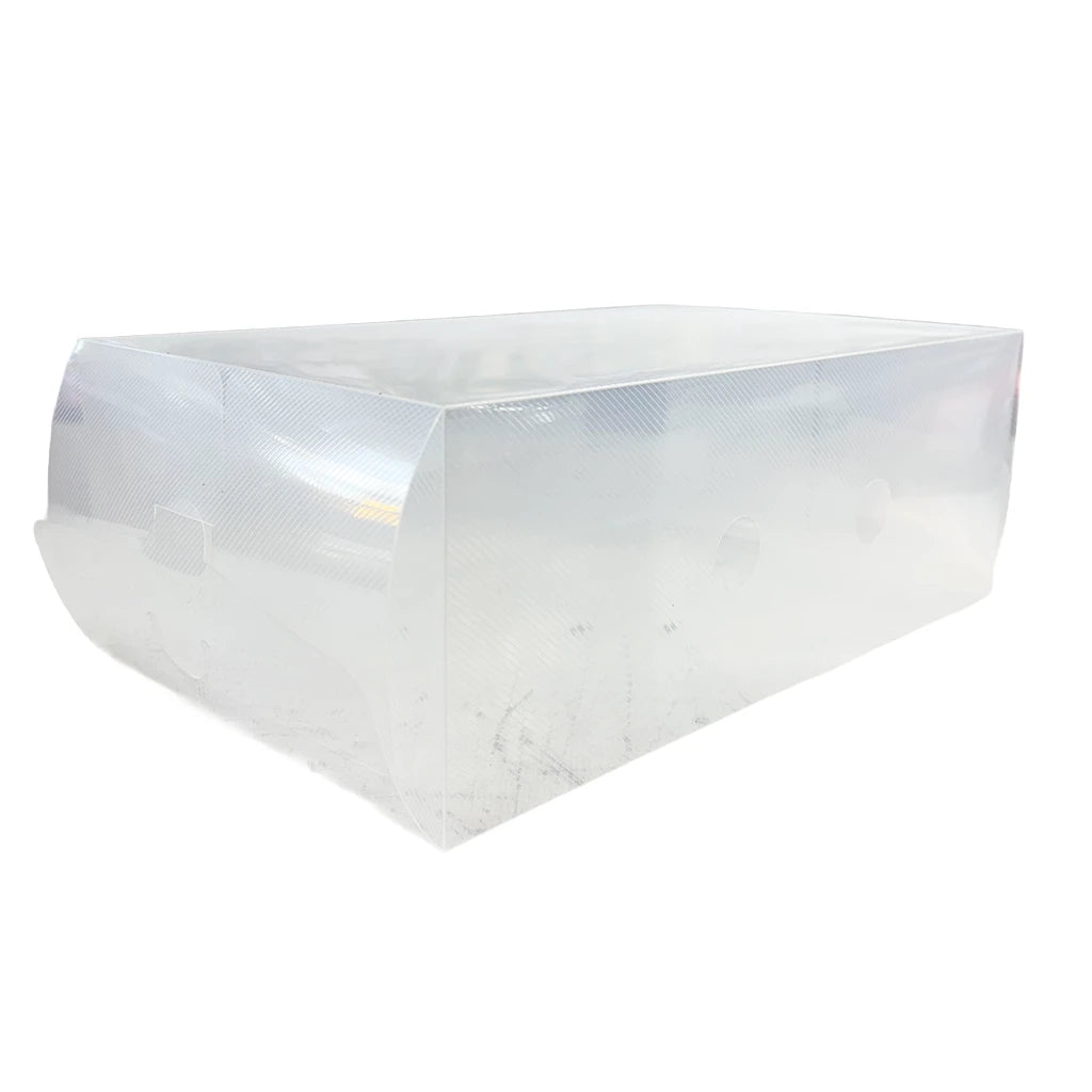 ellise Clear Collapsible Shoe Box 303x177x100mm HOM-489