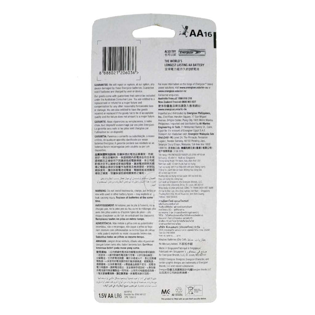 Energizer Max Plus AA Battery 16Pcs LR6