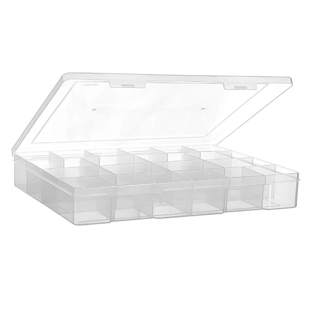 Fischer Storage Box 20 Compartments Clear 1H - 097