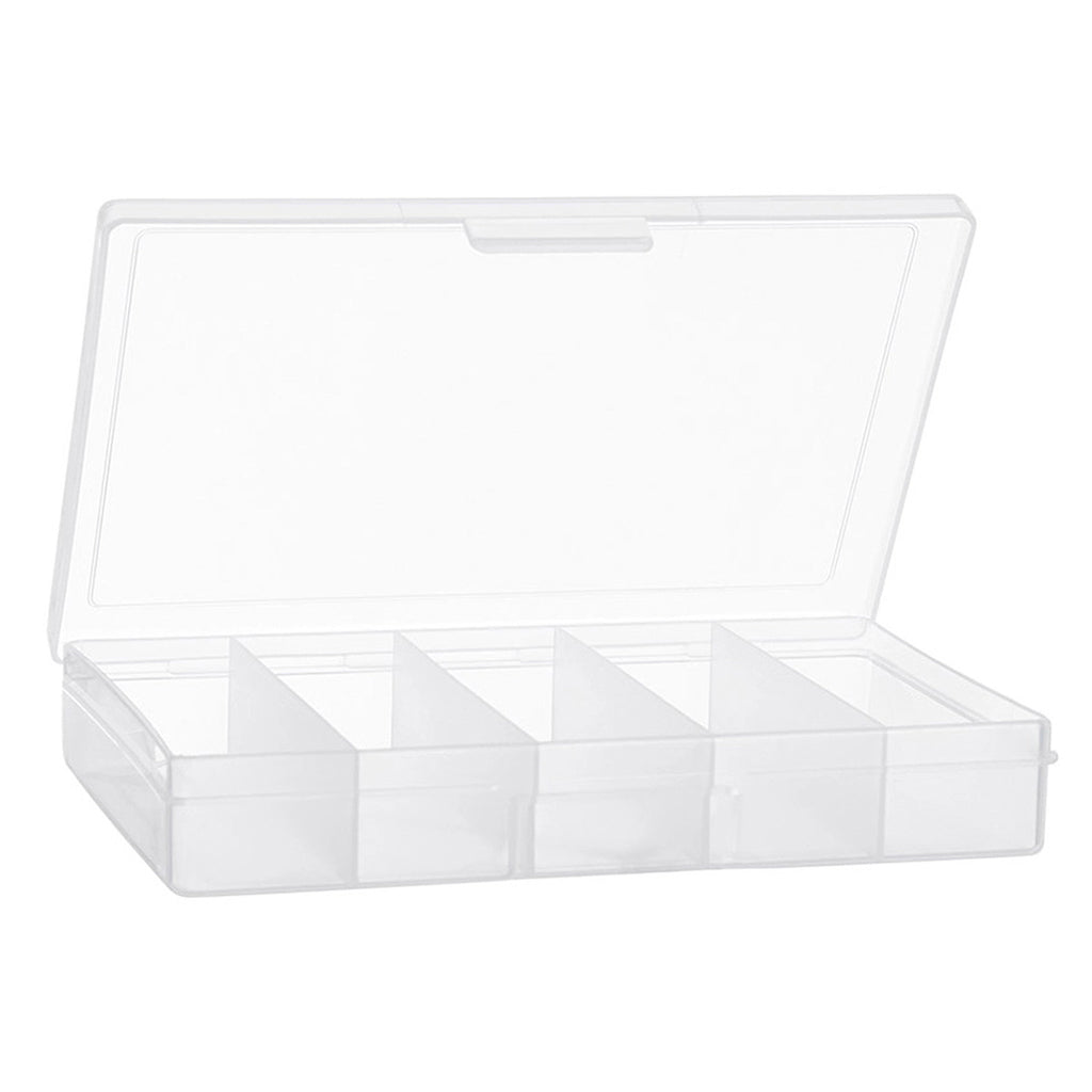 Fischer Storage Box 5 Compartments Clear 1H - 030