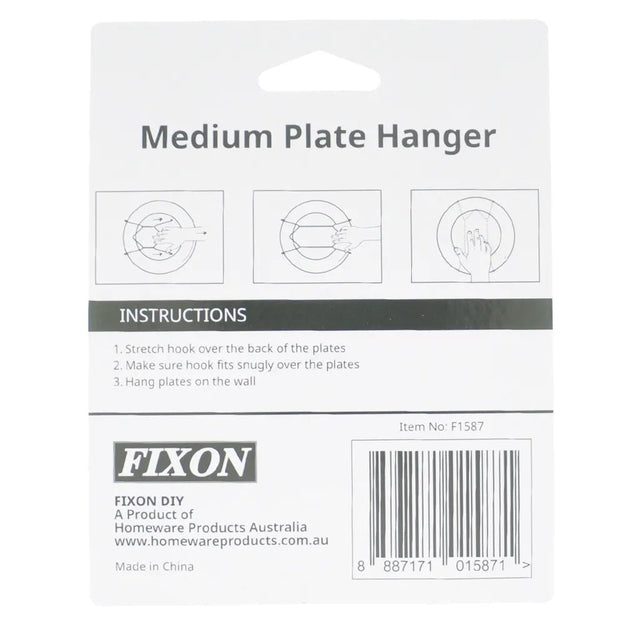 FIXON Plate Hanger Medium 19 - 26cm Plate F1587