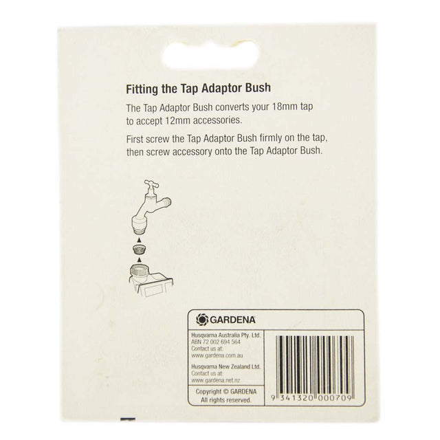 GARDENA Tap Adaptor Converts 1" Tap To 3/4" G930