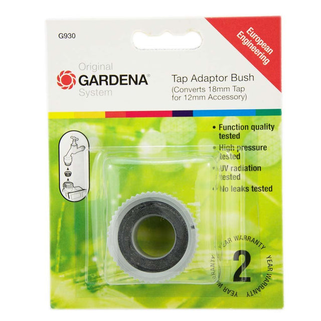GARDENA Tap Adaptor Converts 1" Tap To 3/4" G930