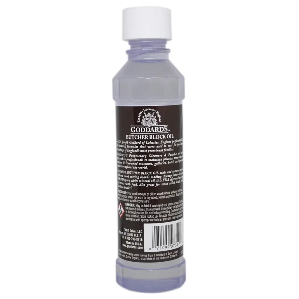 Goddards Butcher Block Oil 8FL.OZ.